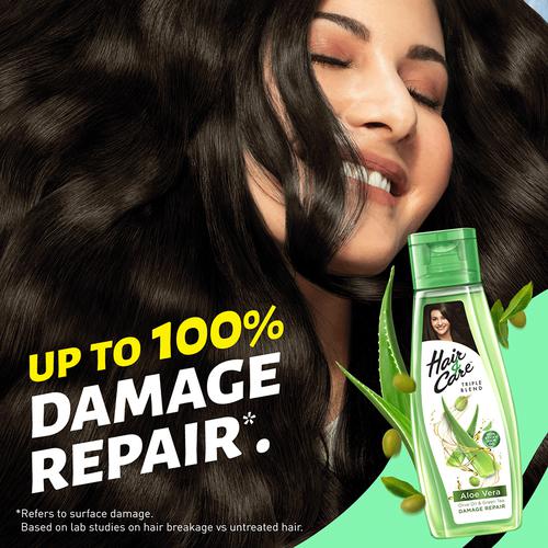 Hair & Care Non-Sticky Hair Oil For Damage Repair - Aloe Vera, Olive Oil & Green Tea