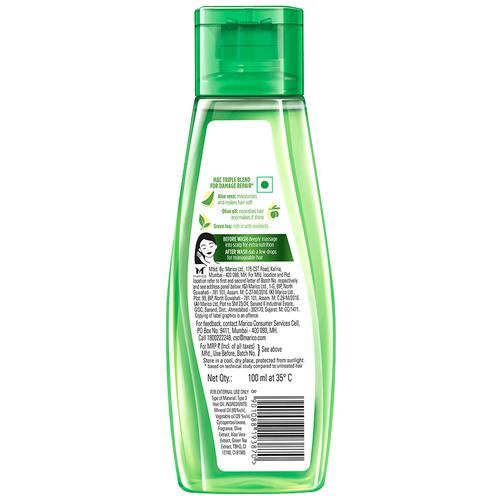 Hair & Care Non-Sticky Hair Oil For Damage Repair - Aloe Vera, Olive Oil & Green Tea