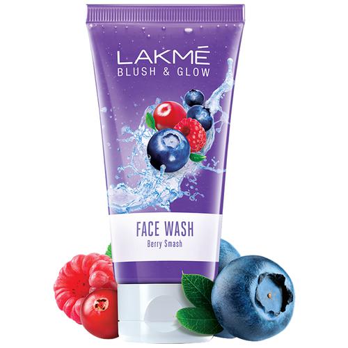 Lakme Blush & Glow Berry Smash Gel Face Wash With Berries Extracts