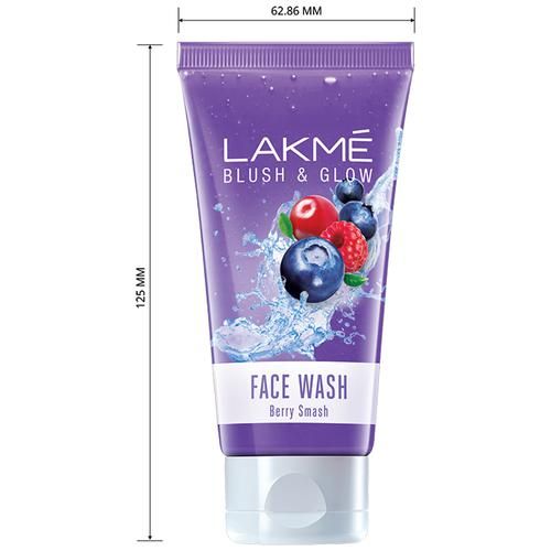 Lakme Blush & Glow Berry Smash Gel Face Wash With Berries Extracts