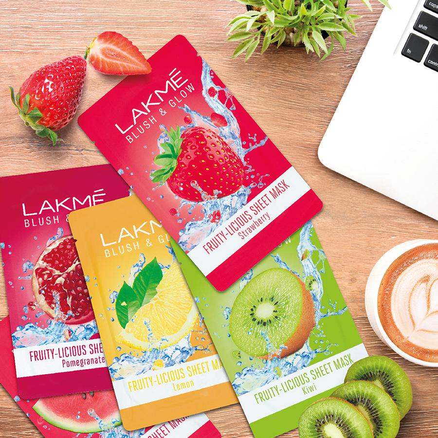 Lakme Blush & Glow Pomegranate Sheet Mask