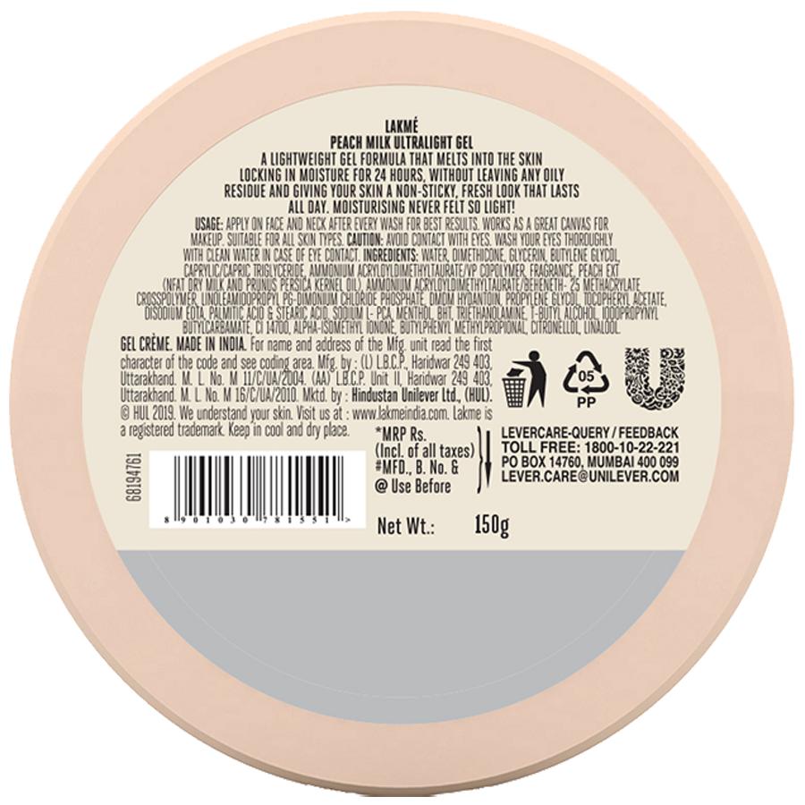 Lakme Lakme Peach Milk Ultra Light Gel