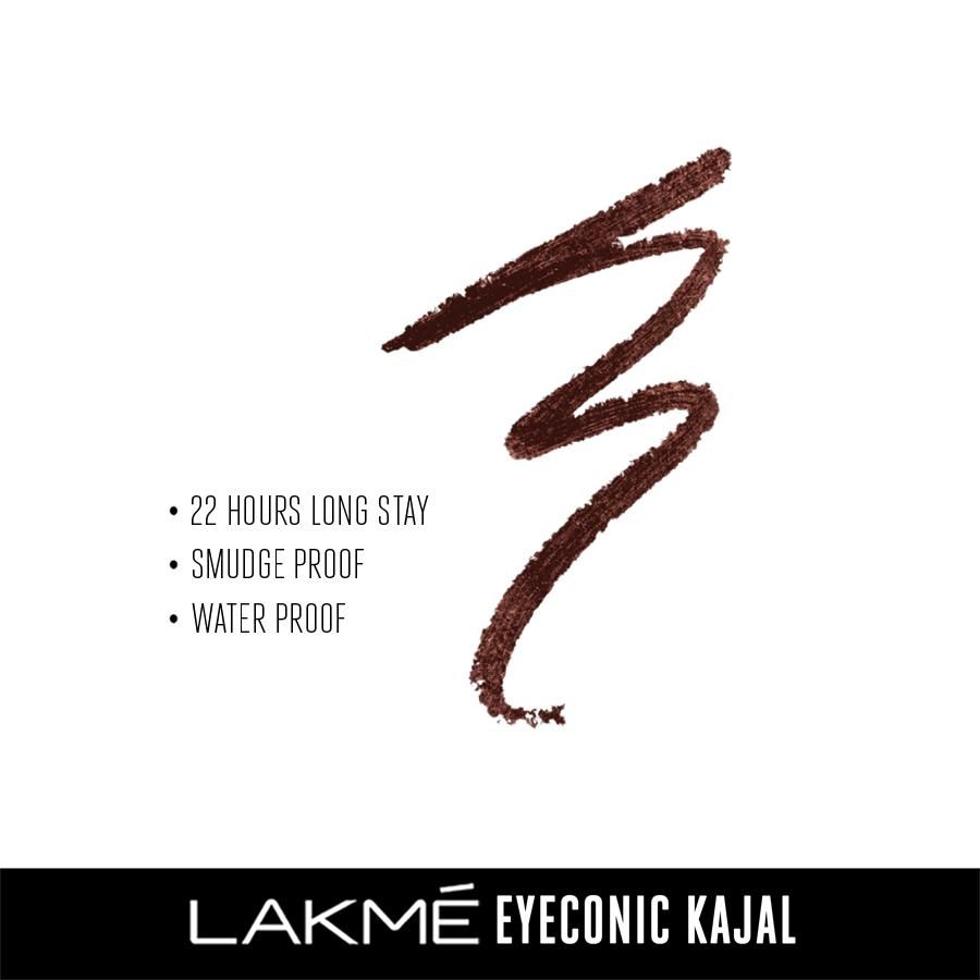 Lakme Eyeconic Kajal, 0.35 g Brown