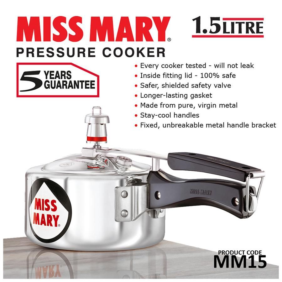 Hawkins Miss Mary Pressure Cooker - Silver