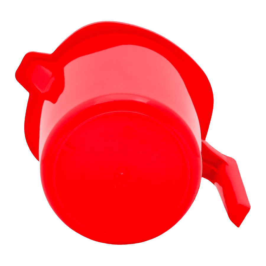 Premium Plastic Bathing Mug - Red,