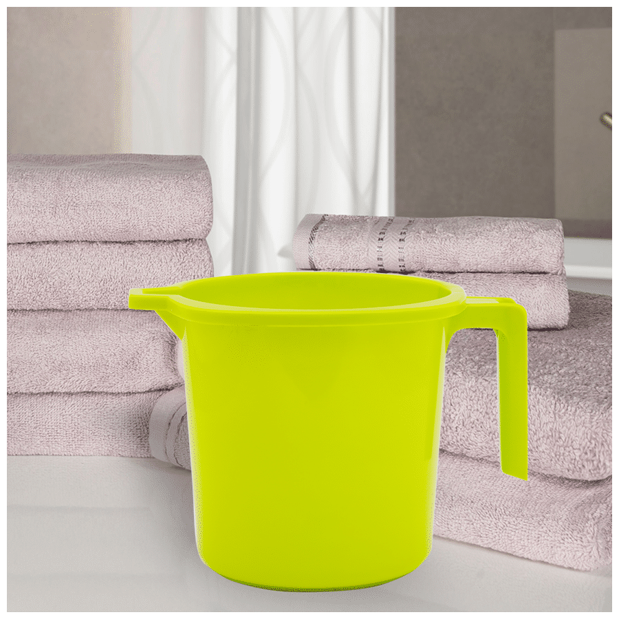 Premium Plastic Bathing Mug - Green