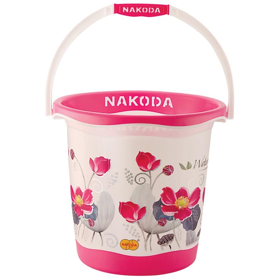 Nakoda Pixel Printed Designer Bucket -  18 L