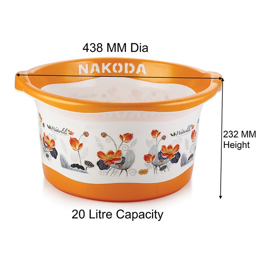 Nakoda Pixel Printed Designer Tub - , 20 L