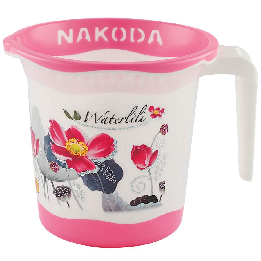 Nakoda Pixel Printed Designer Bath Mug -  1 L