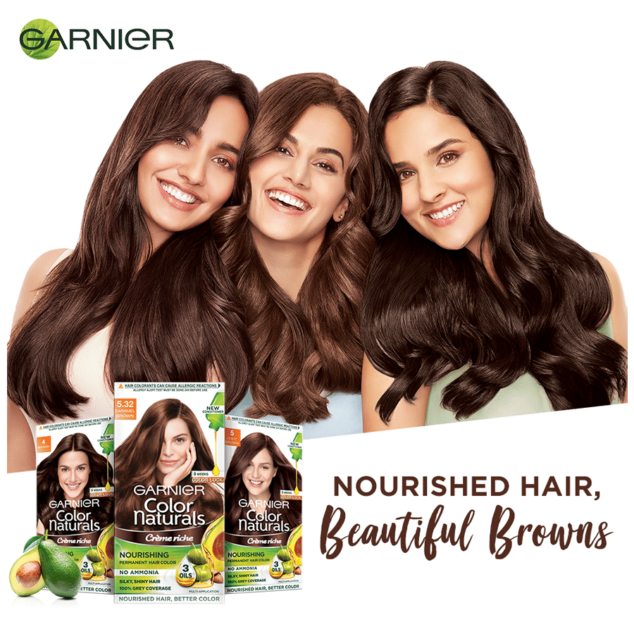 Garnier Color Naturals Crème Hair Colour, 70 ml + 60 g