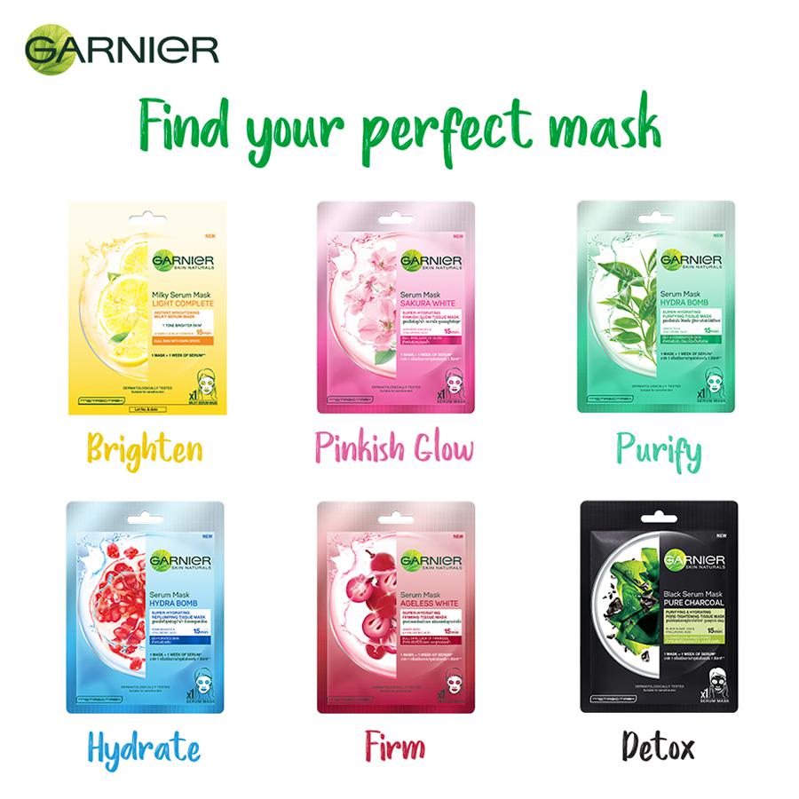 Garnier Skin Naturals - Light Complete, Face Serum Sheet Mask