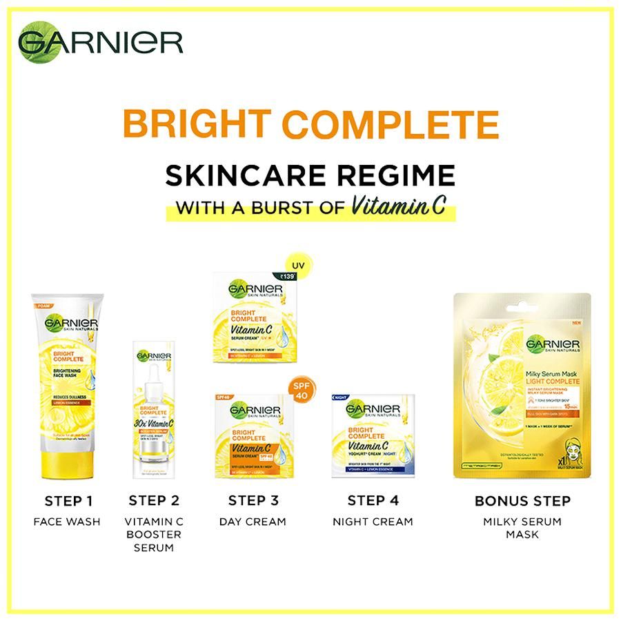 Garnier Light Complete Serum Cream With SPF 40/PA +++,