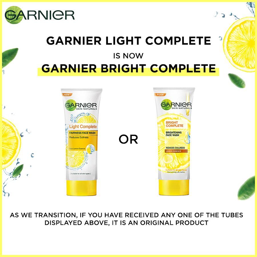 Garnier Skin Naturals - Light Complete White Face Wash,