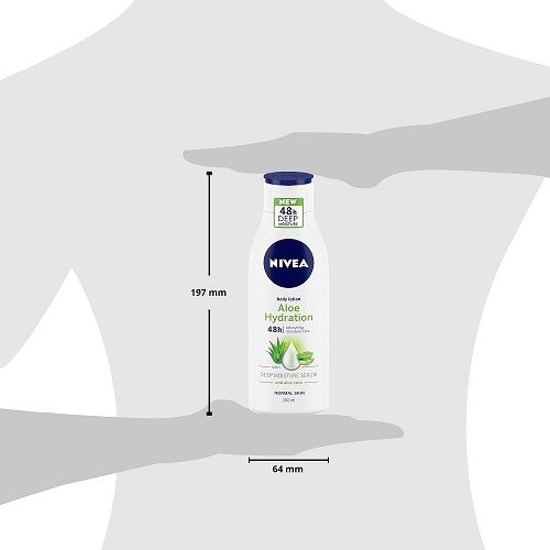 Nivea Body Lotion, Aloe Hydration, With Aloe Vera, For Men & Women