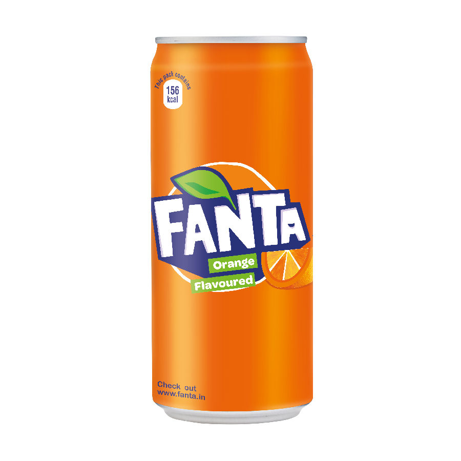 Fanta Soft Drink - Orange Flavoured Can