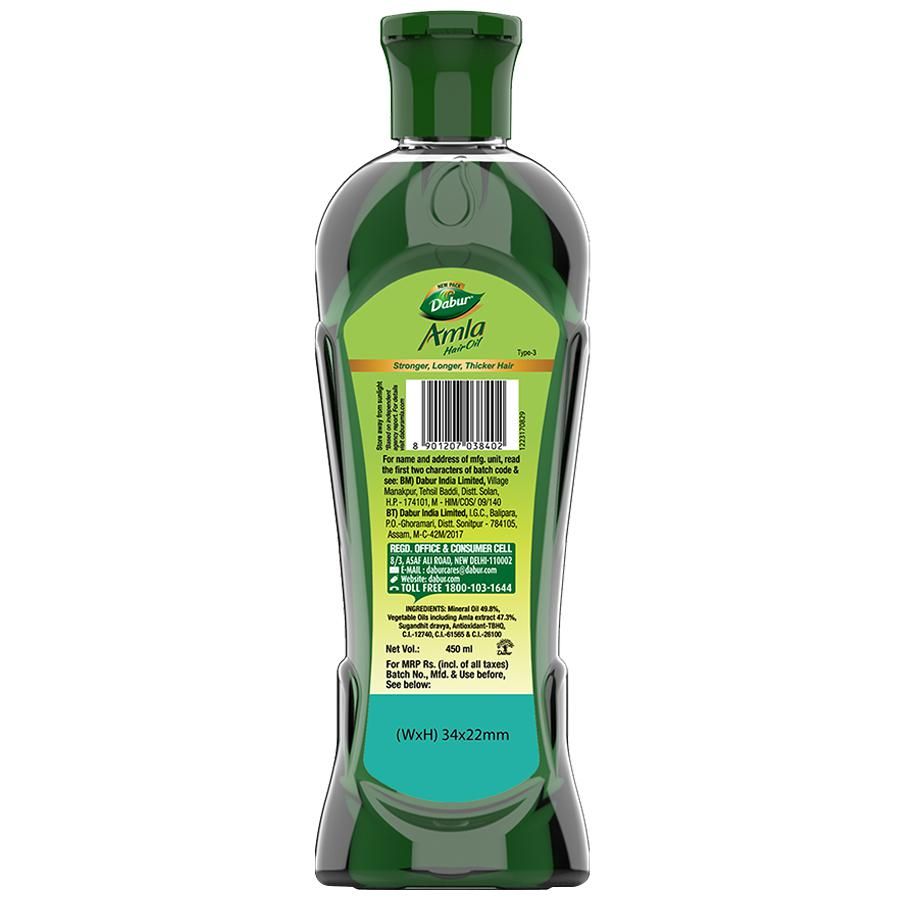 Dabur Amla Hair Oil - For Strong, Long & Thick Hair