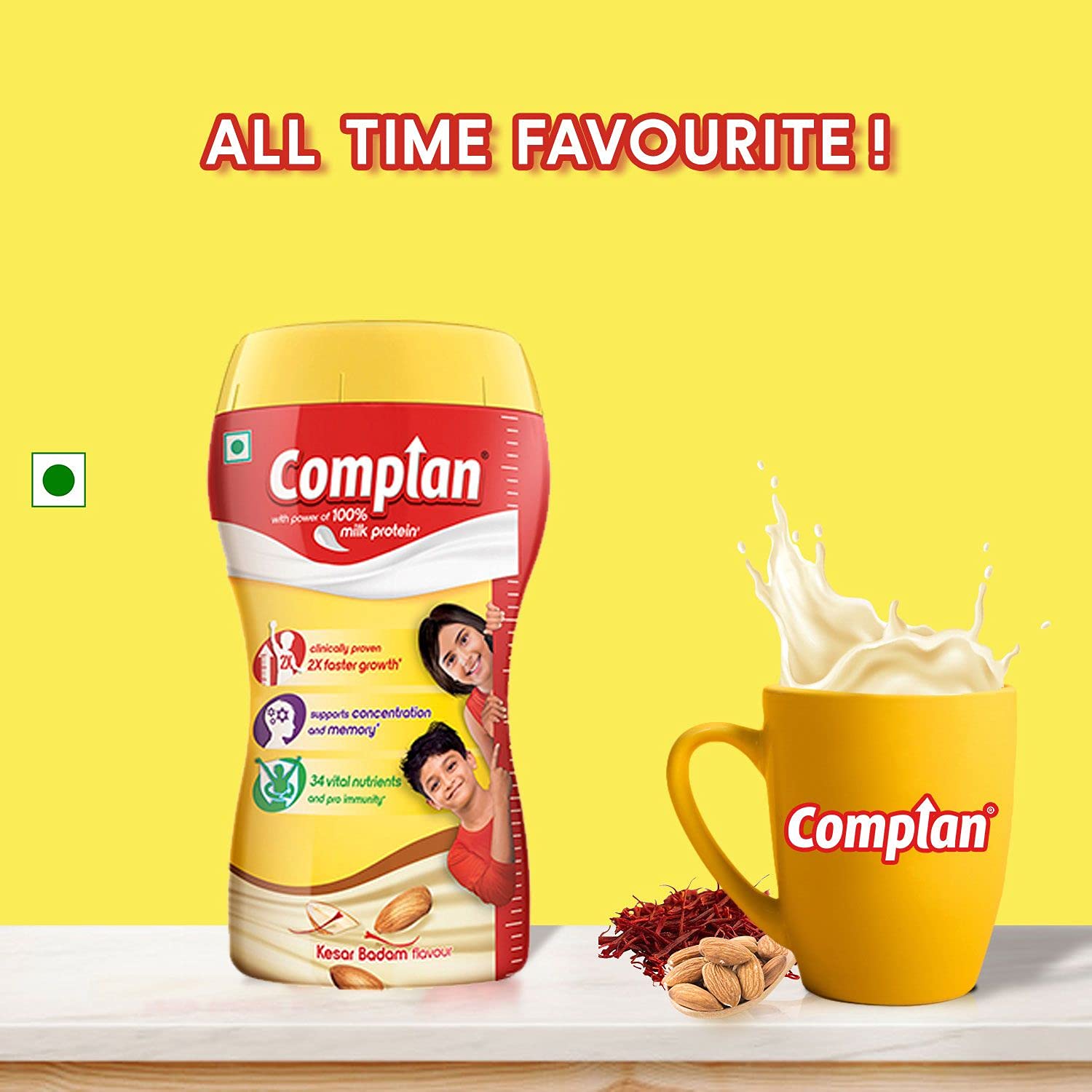 Complan Nutrition and Health Drink Kesar Badam