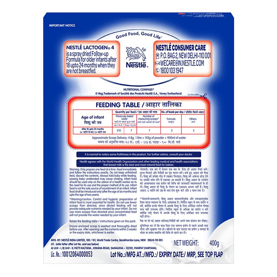 Nestle Lactogen Stage 4 Follow-Up Formula - 18 to 24 Months