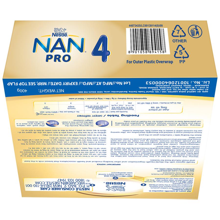 Nestle Nan Pro Follow-Up Formula-Powder - Stage 4, After 18 Months