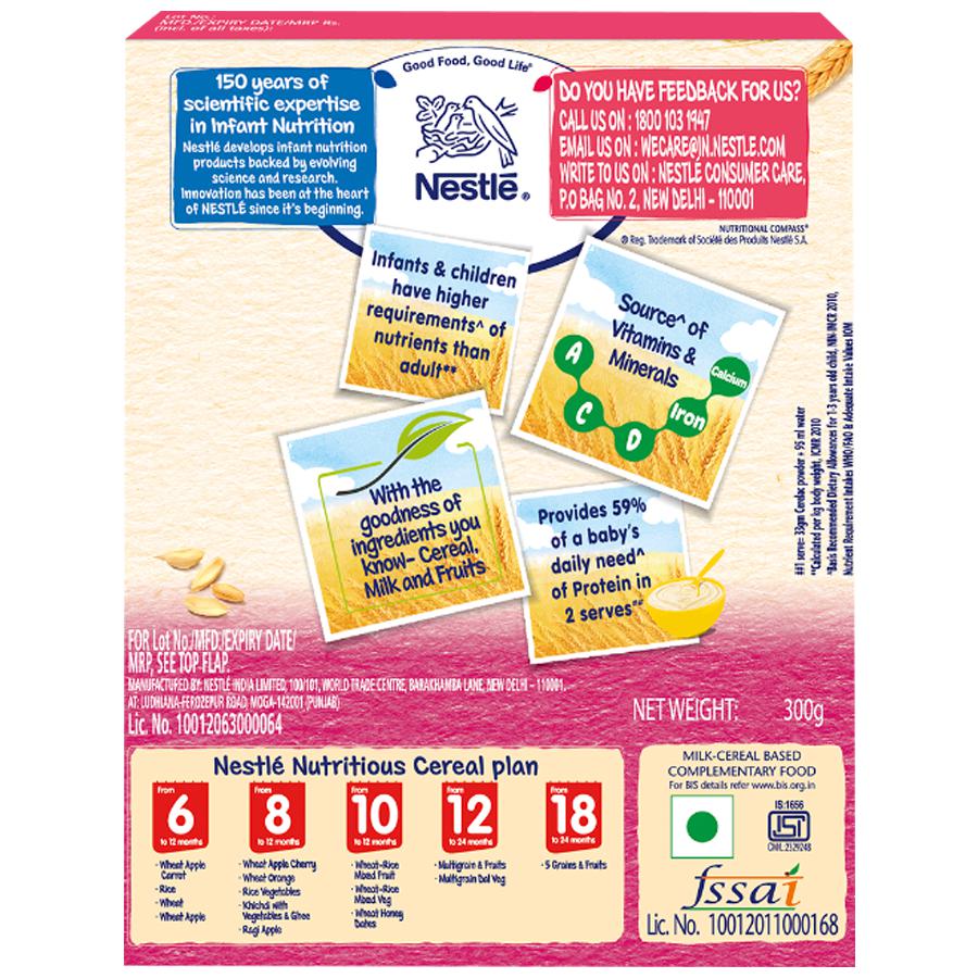 Nestle Cerelac Baby Cereal with Milk - Multigrain & Fruits, From 12-24 Months, Rich in Iron