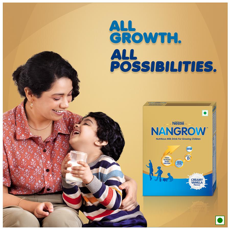 Nestle Nangrow Nutritious Milk Drink For Children - With DHA, Creamy Vanilla, For 2 - 5 Years