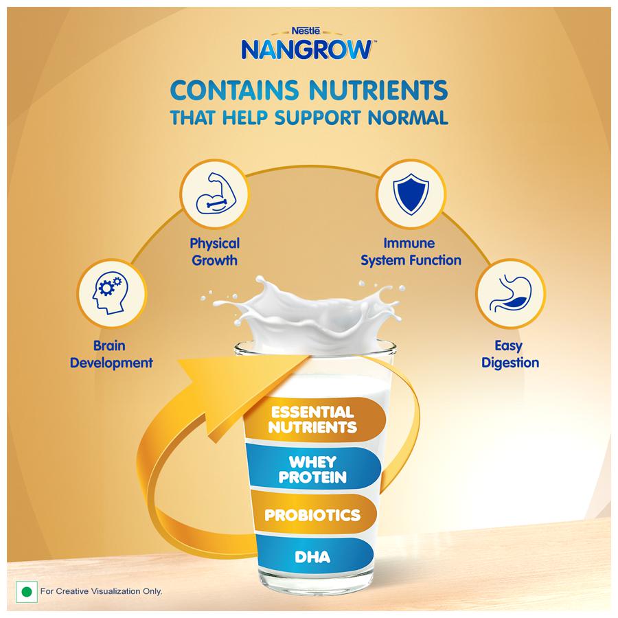 Nestle Nangrow Nutritious Milk Drink For Children - With DHA, Creamy Vanilla, For 2 - 5 Years