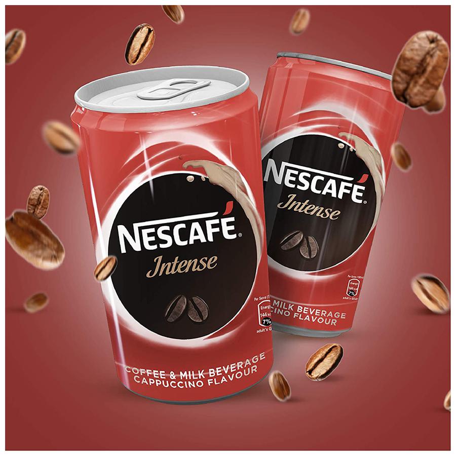 Nescafe Ready to Drink Coffee Flavoured Milk - Intense Cappuccino  (can)