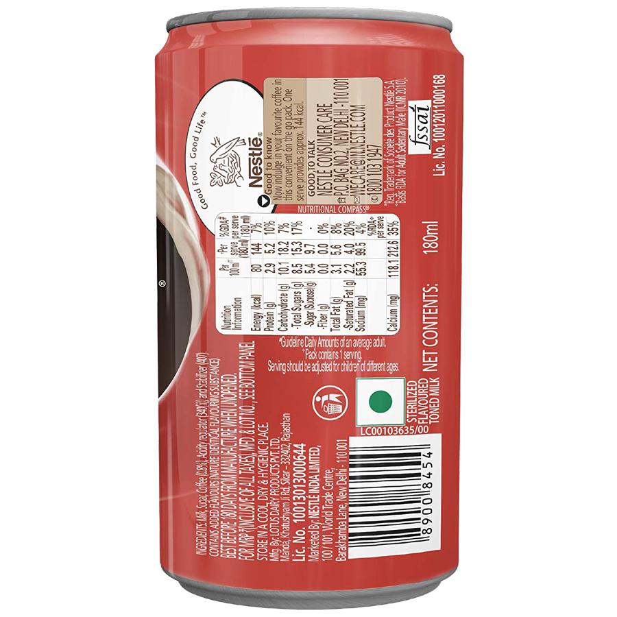 Nescafe Ready to Drink Coffee Flavoured Milk - Intense Cappuccino  (can)