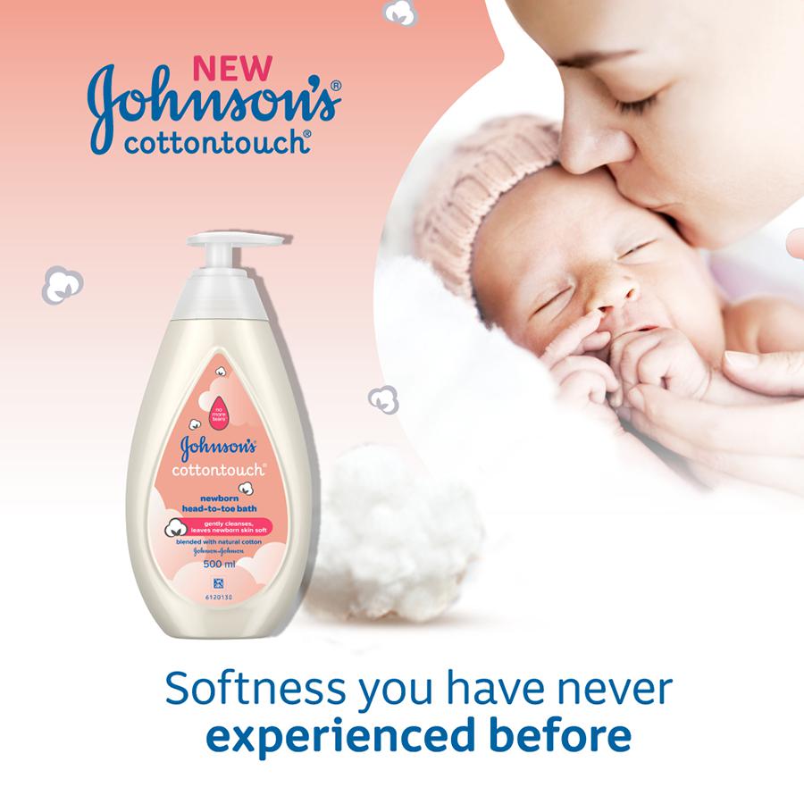 Johnsons Baby Cottontouch Newborn Head-To-Toe Bath