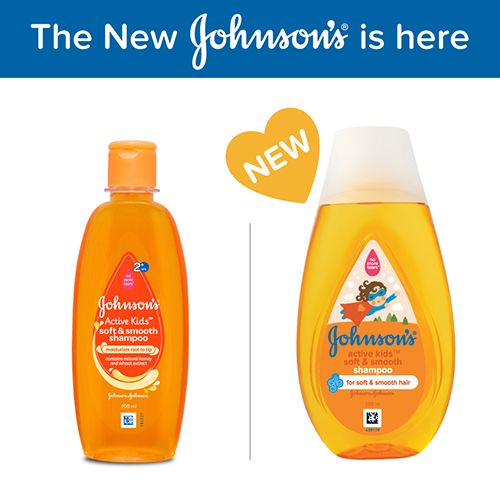 Johnson's baby Active Kids Shampoo - Soft & Smooth