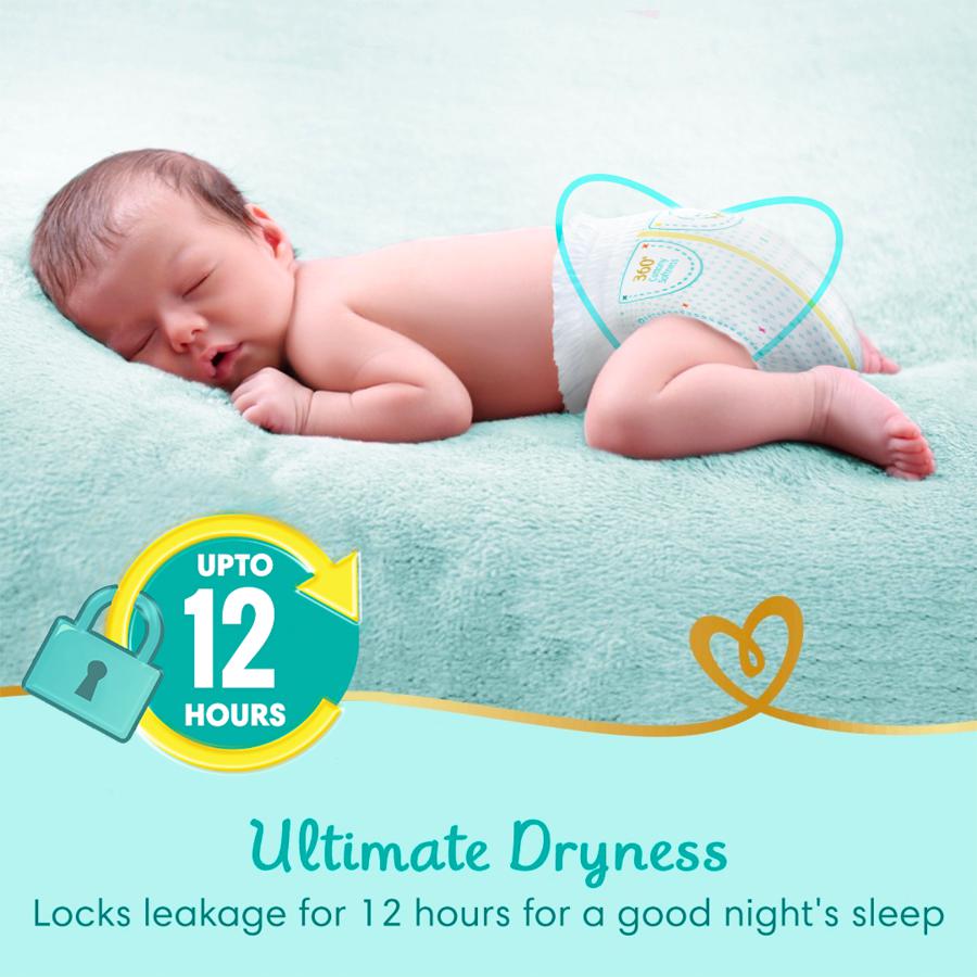 Pampers Premium Care Diaper Pants - With Cottony Softness, For Ultimate Comfort, L, 44 pcs