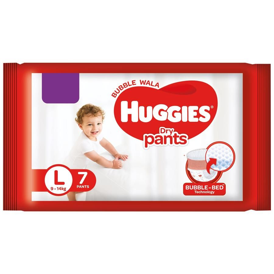 uggies Dry Pants Diapers - Large, 7's pack