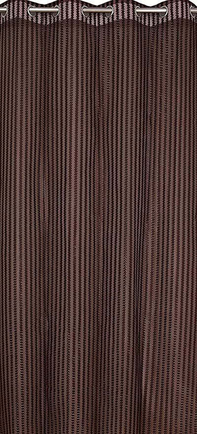 Srk Trendz Polyresin Grommet Window Curtain ( Brown )