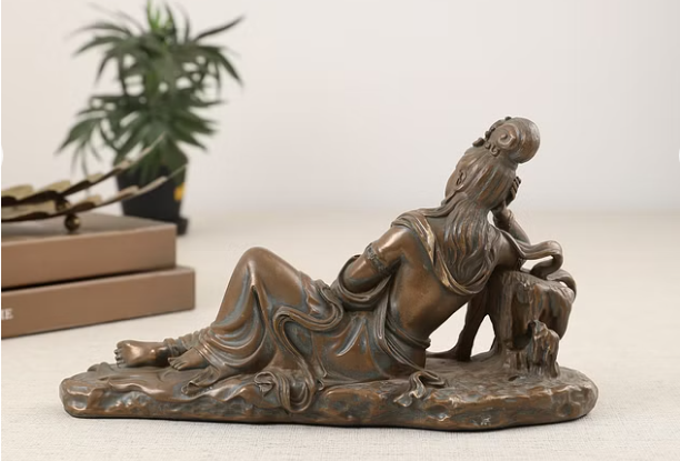 Zen Polyresin Showpiece in Bronze Colour