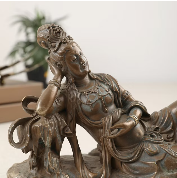 Zen Polyresin Showpiece in Bronze Colour