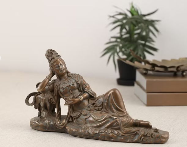 Zen Polyresin Showpiece in Bronze Colour