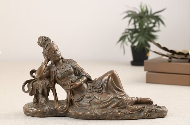 Zen Polyresin Showpiece in Bronze Colour