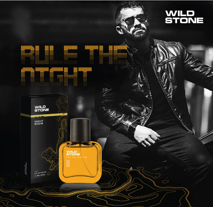 Wild Stone Night Rider Long Lasting Eau de Parfum for Men, 30ml