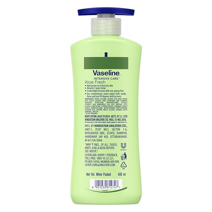 Vaseline Intensive Care Aloe Fresh Body Lotion 400ml